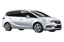 Car Hire Crewe - Vauxhall Zafira 7-Seater - Minibus hire Crewe